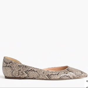 J. Crew Audrey Glitter Flats